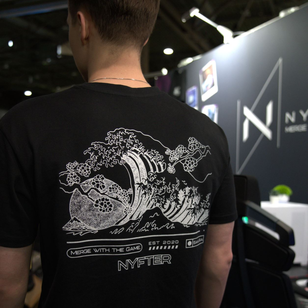 Nyfter® Oversized T-Shirt "Great Wave"