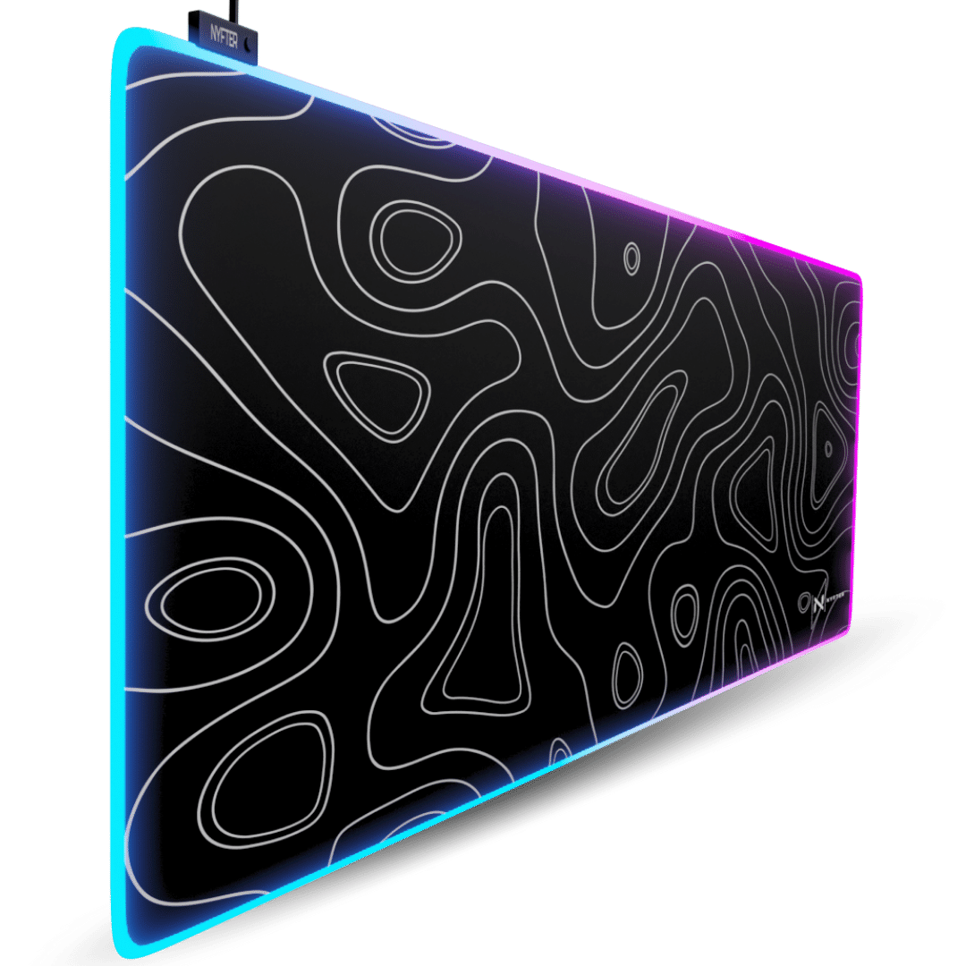 RGB Nyfpad Topography Premium Gaming Mousepad