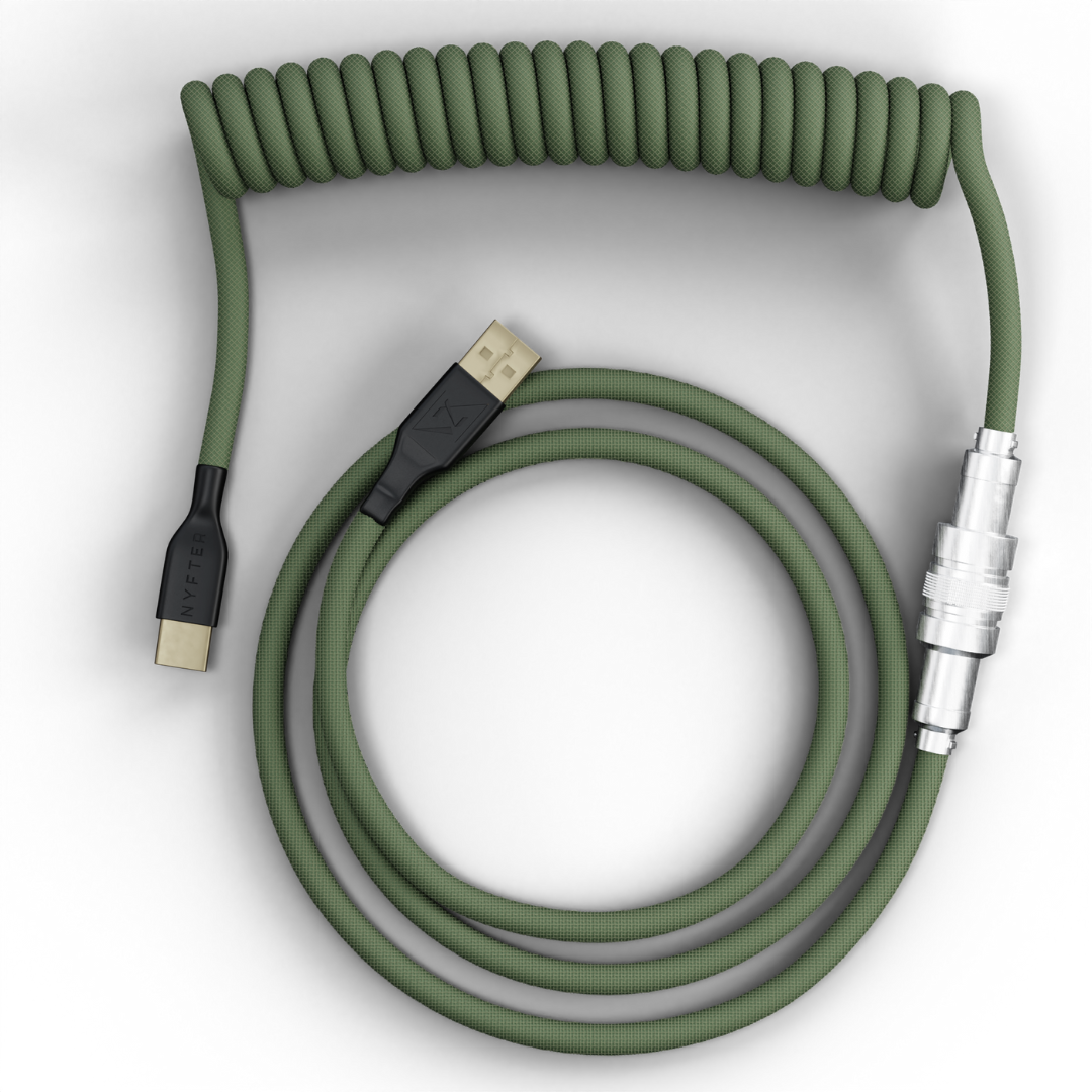 Câble spiralé avec revêtement premium et Aviator Plug Nyfter®