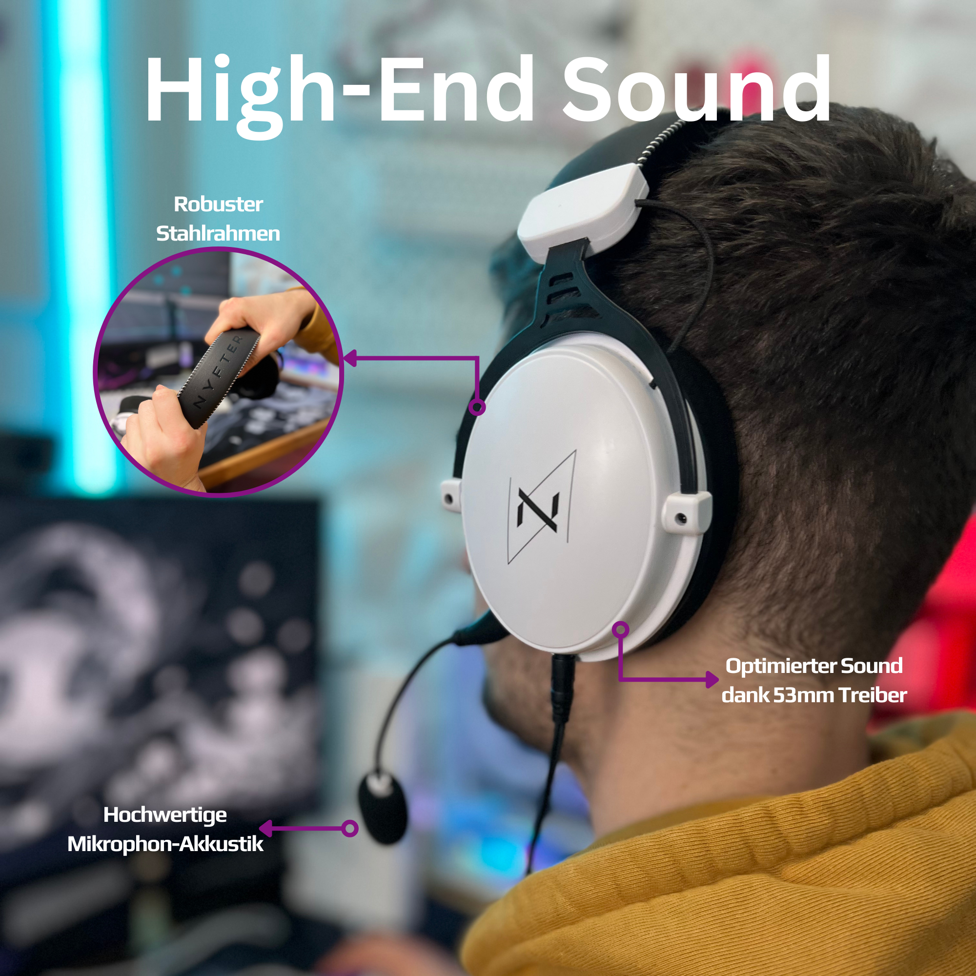 Nyfter® Nyf® H1 Pro Gaming Headset