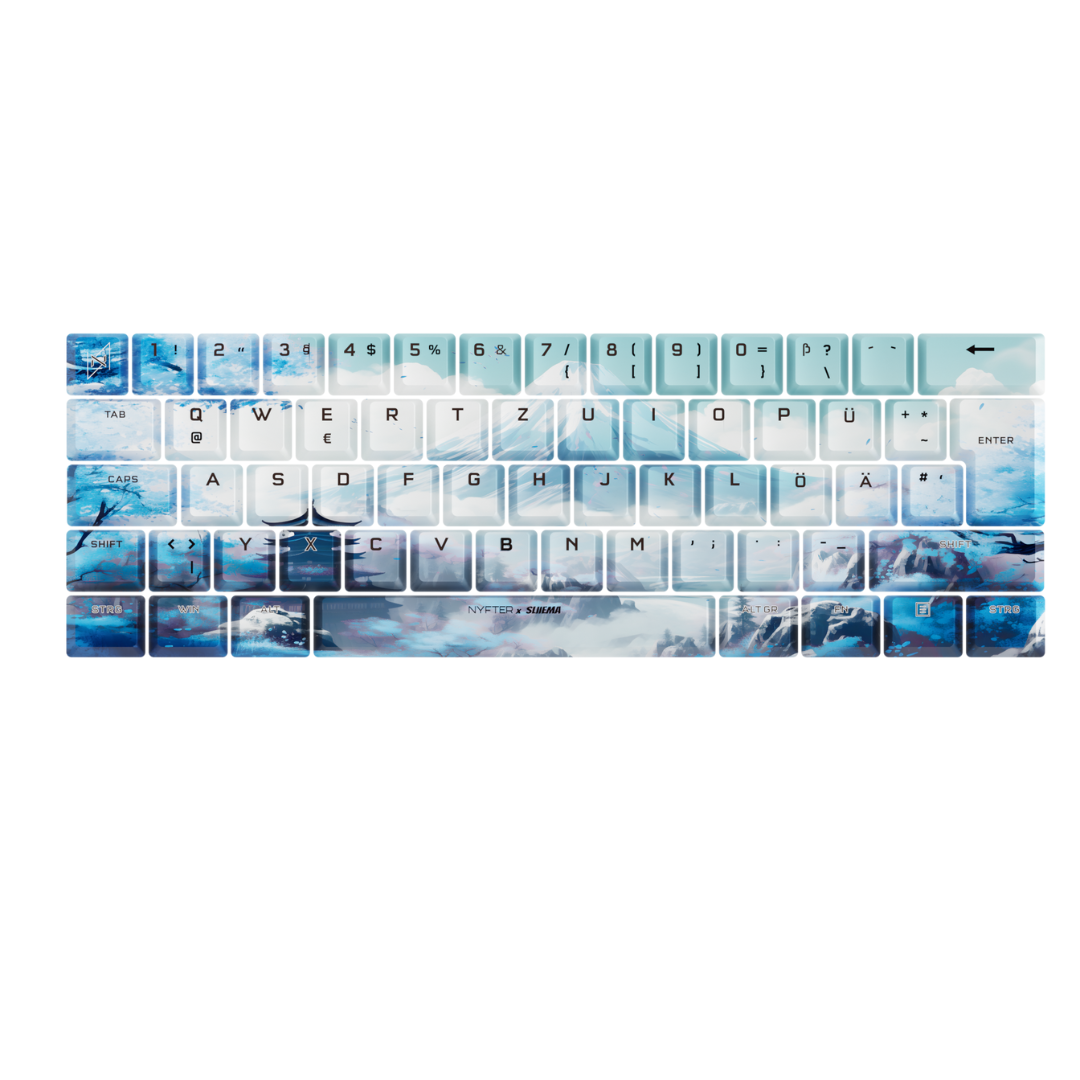 Nyfter Sliiema Blue Keycaps