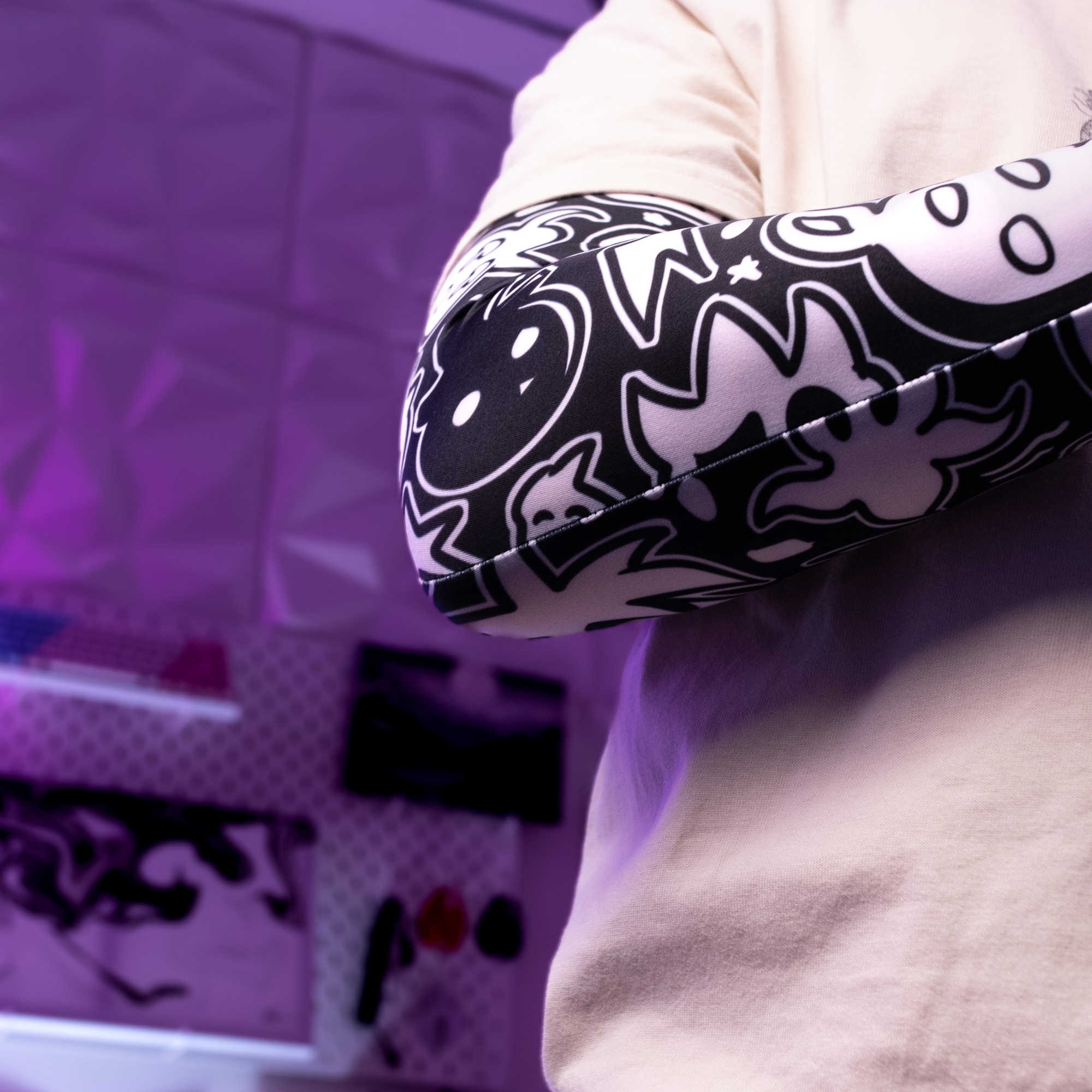 Nyfter® Gaming Arm Sleeve Emoji