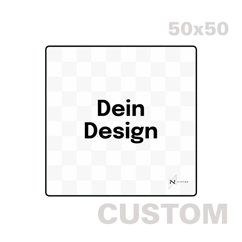 Nyfter® Custom Nyfpad 50x50cm L - Dein Gaming Mousepad