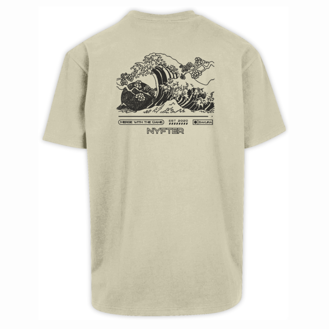 Nyfter® Oversized T-Shirt "Great Wave"