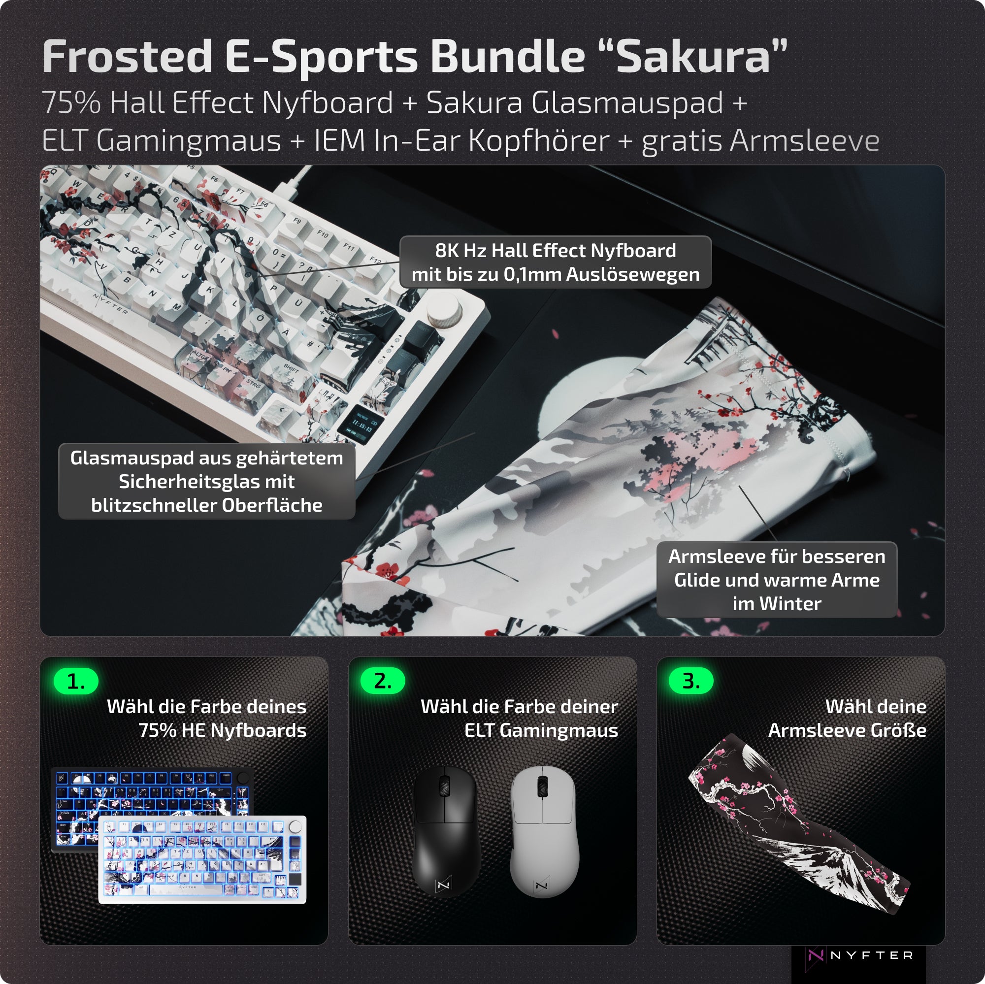 Frosted E-Sports Bundle 75% "Sakura HE"