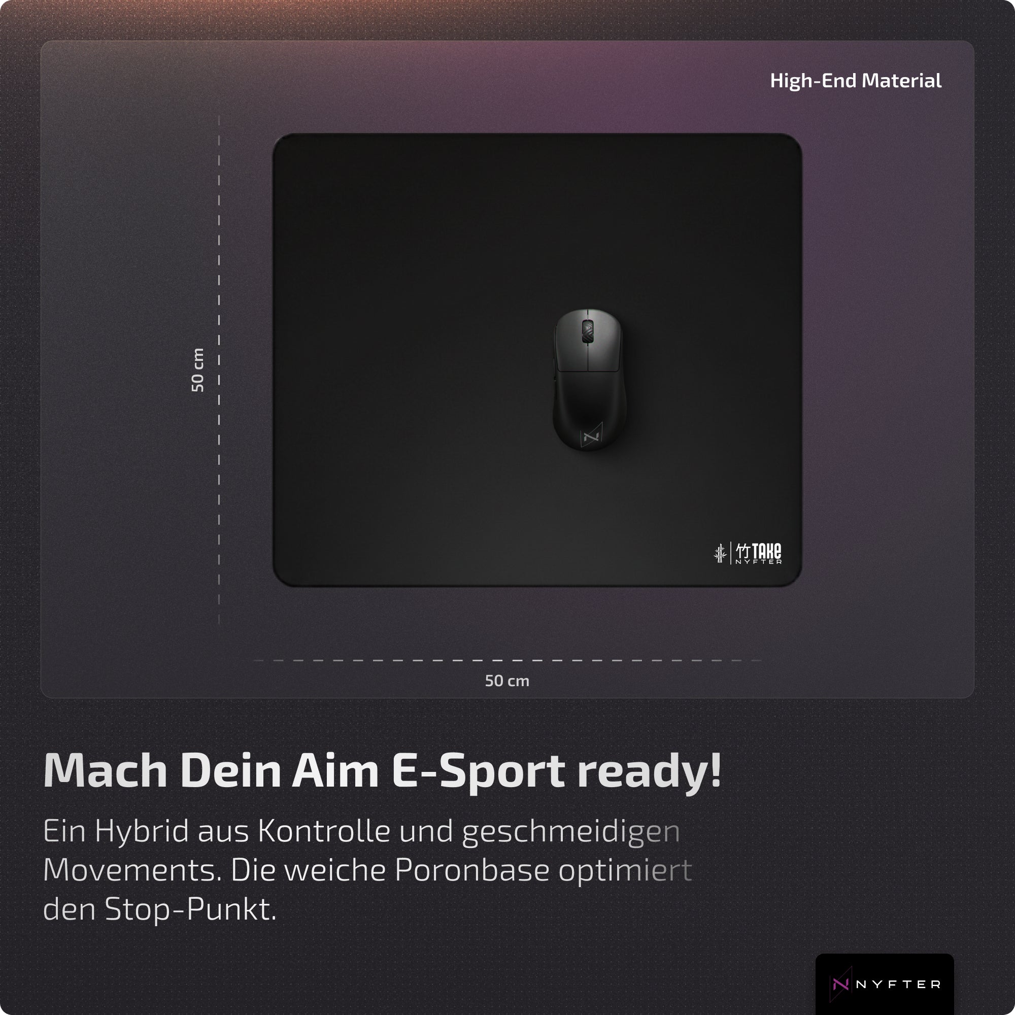 Nyfter® Performance Mousepad Take