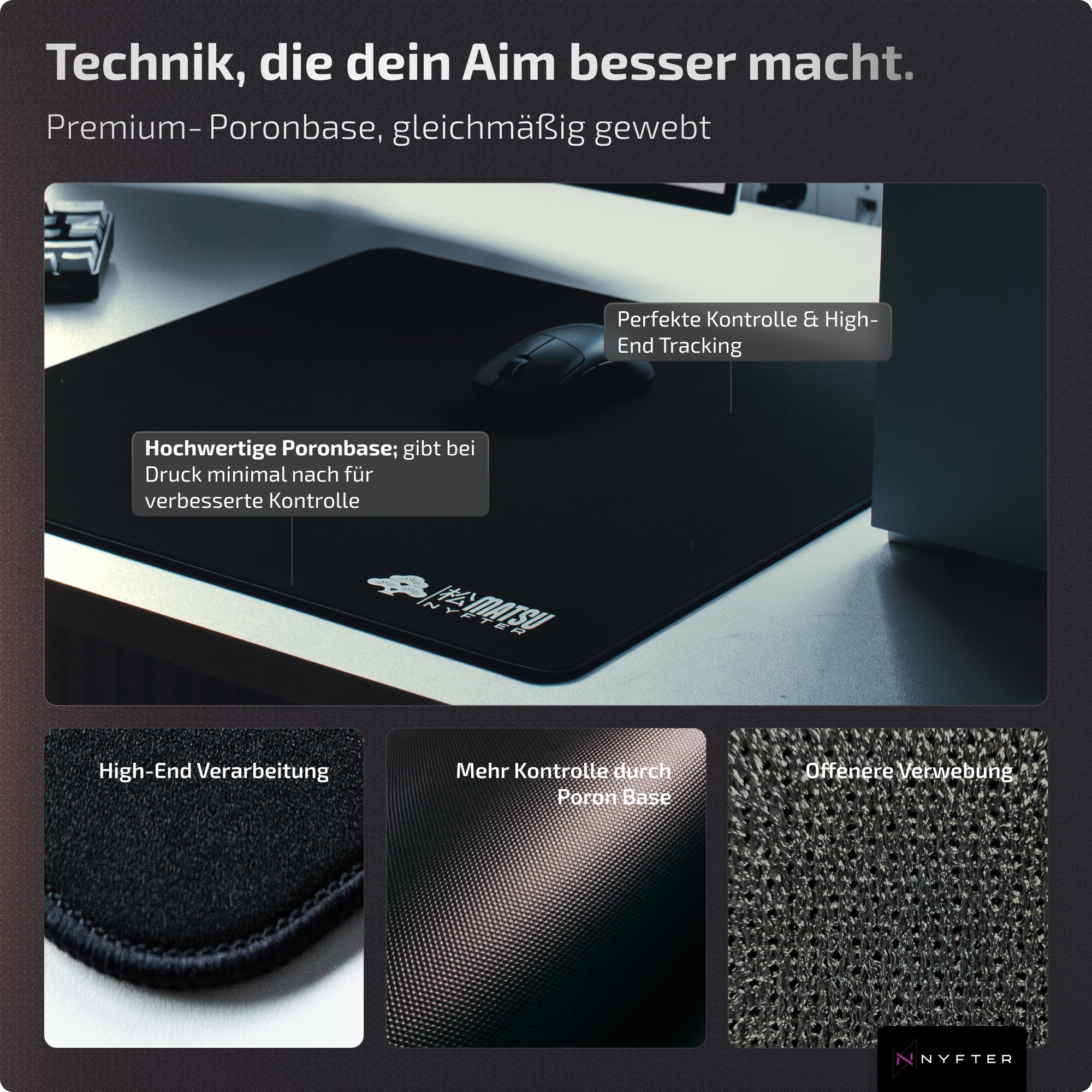 Nyfter® Performance Mousepad Matsu