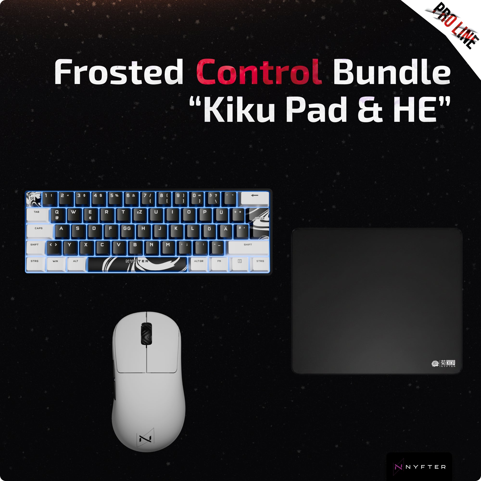 Frosted Control Bundle "Kiku Pad & HE"