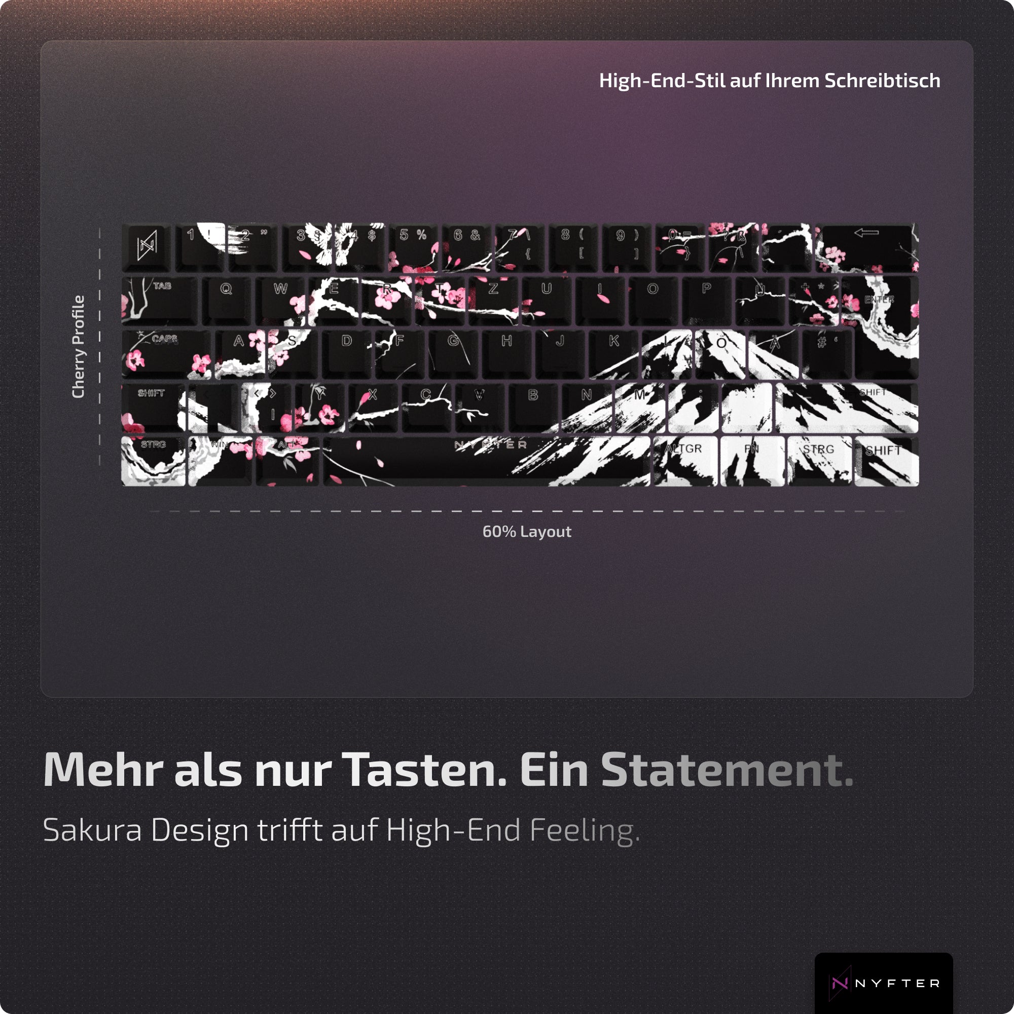 Frosted Full Bundle 60% "Sakura Black"