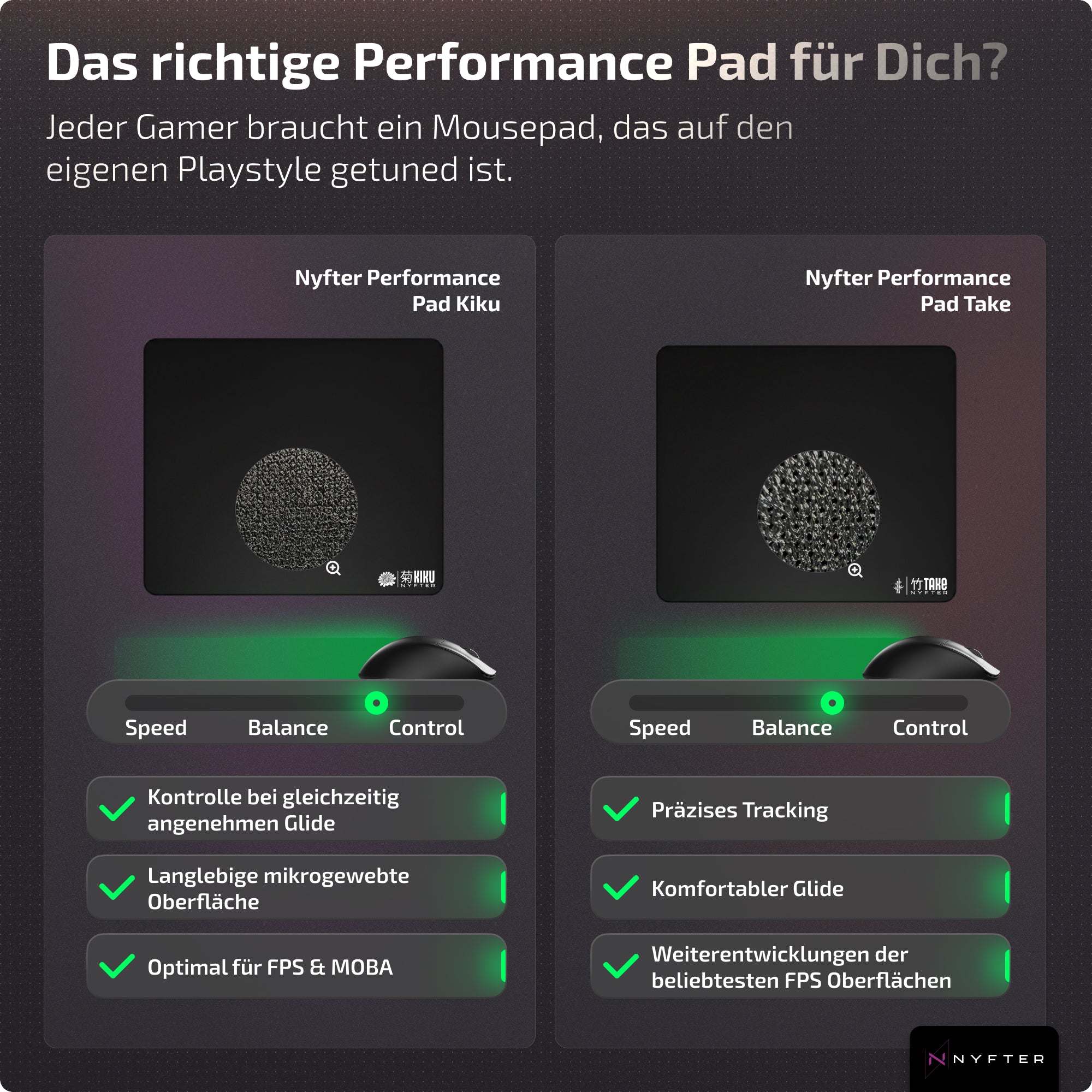 Frosted Control Bundle "Take Pad & HE"