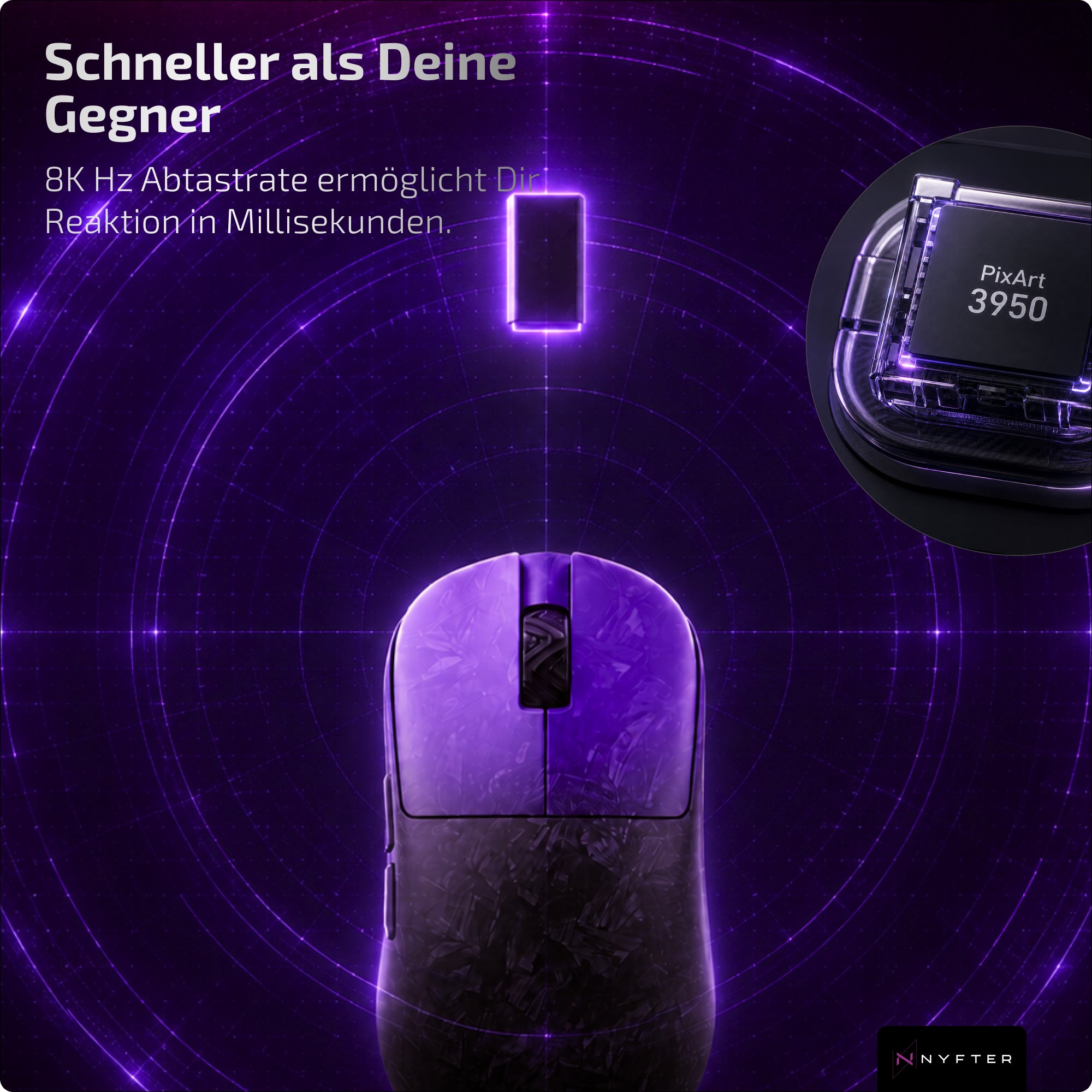 Nyfter ELT 8K Pro Wireless Gaming Mouse