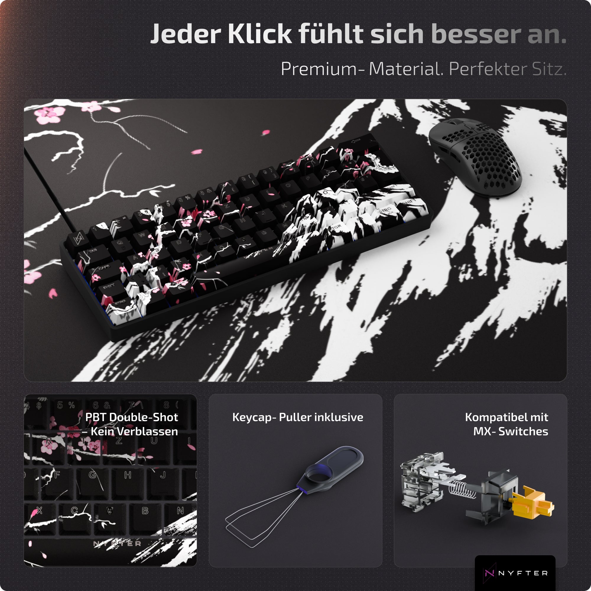 Frosted Full Bundle 60% "Sakura Black"