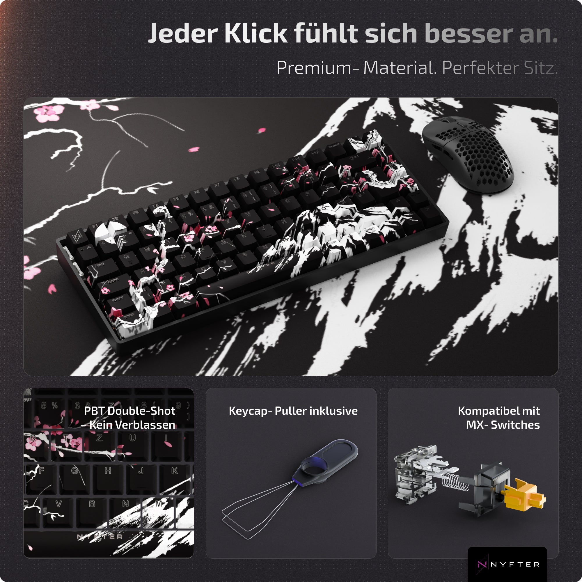 Frosted Setup Bundle 75% “Sakura Black”