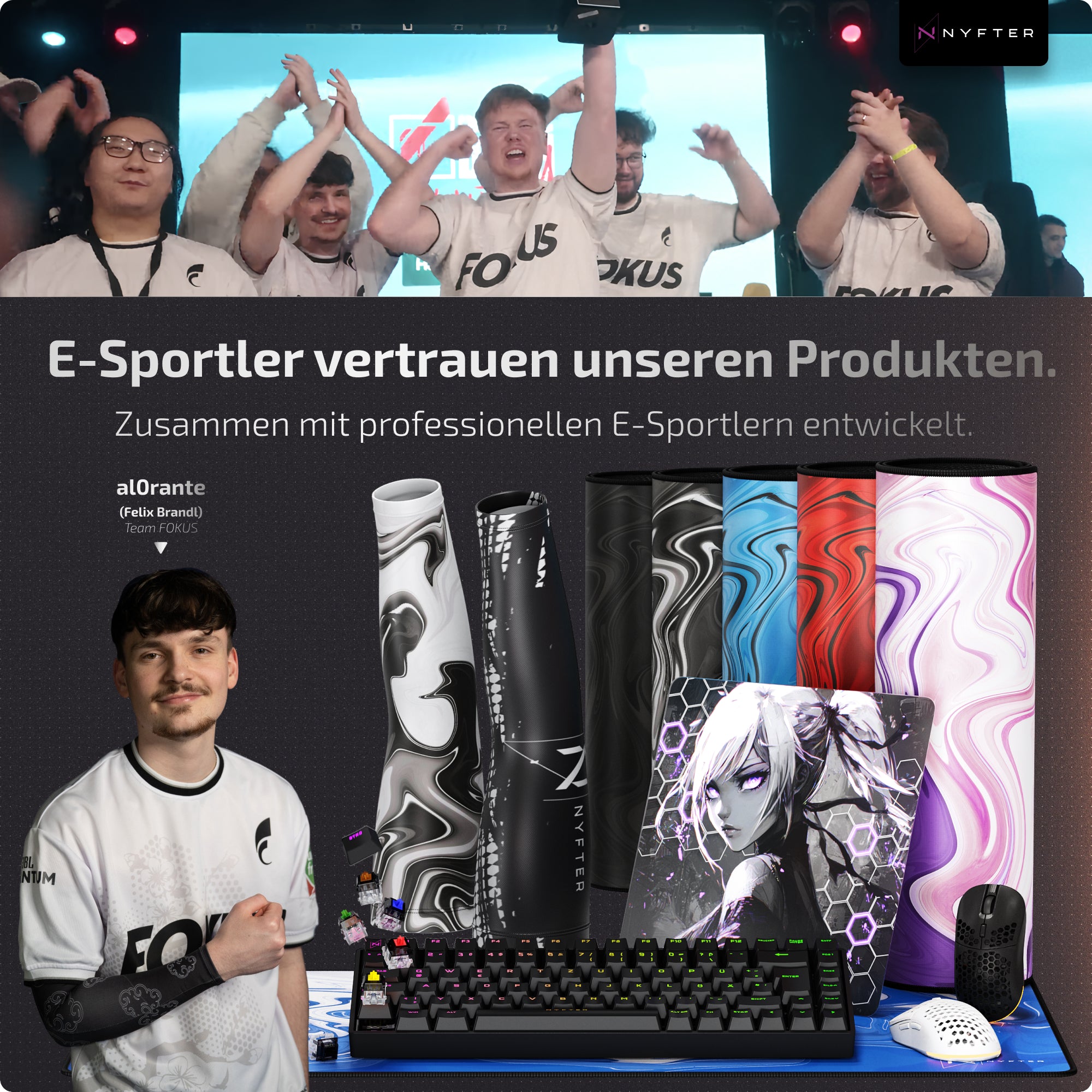 Nyfter® Performance Mousepad Kiku