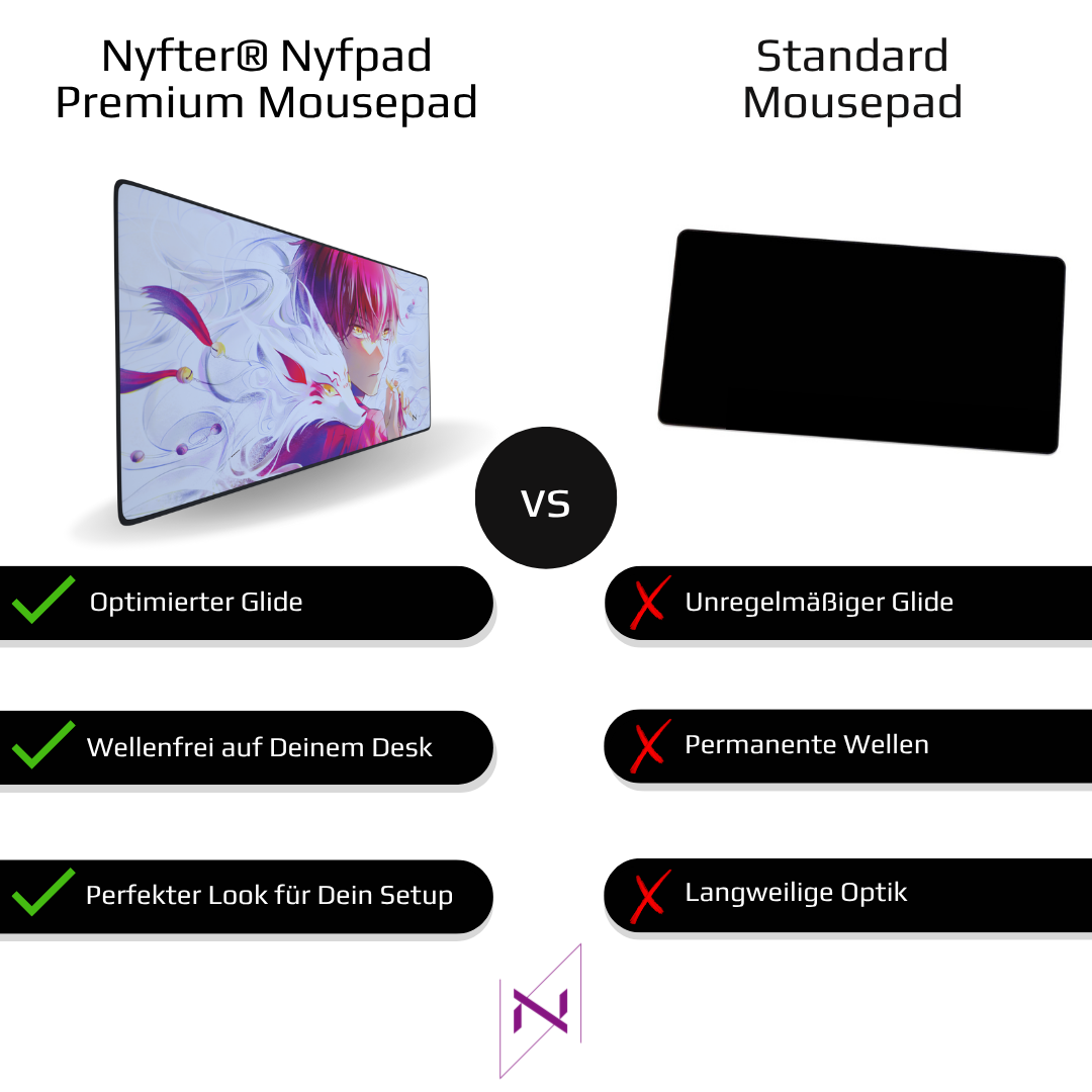 Nyfpad XXL "Kitsune" Premium Gaming Mousepad