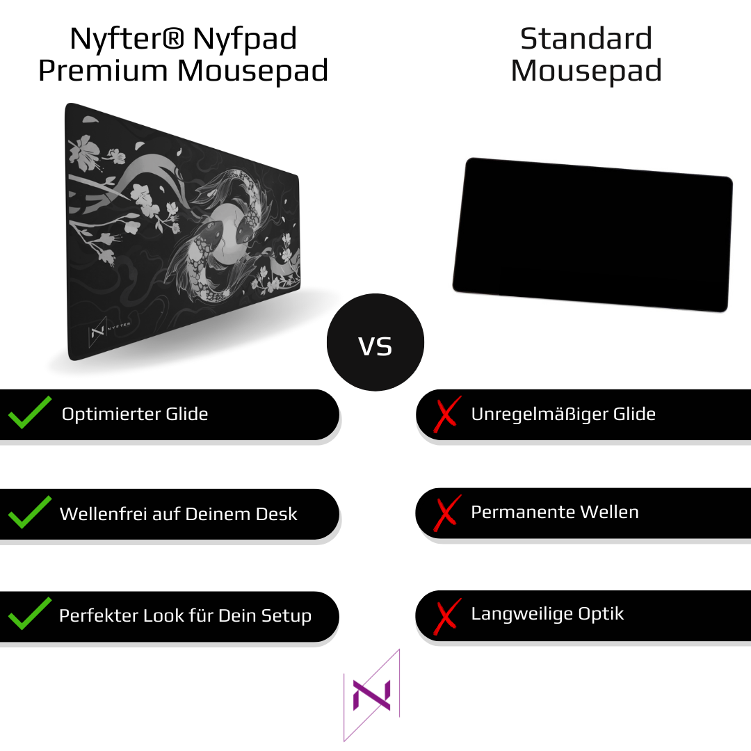 Nyfpad XXL Koi Premium Gaming Mousepad