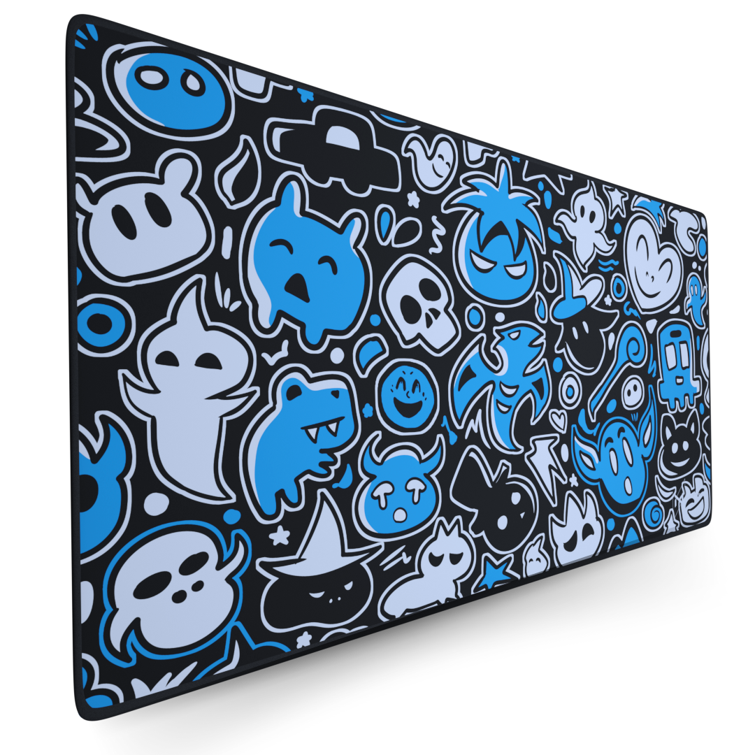 Tapis de souris de jeu Nyfpad XXL Emojis Premium