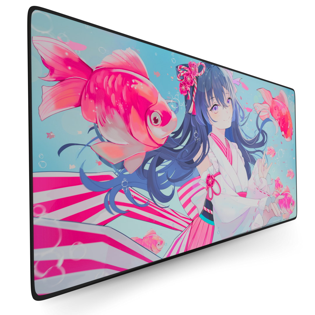 Nyfpad XXL "Mizu no Yume" by Arisa_Draws Premium Gaming Mousepad