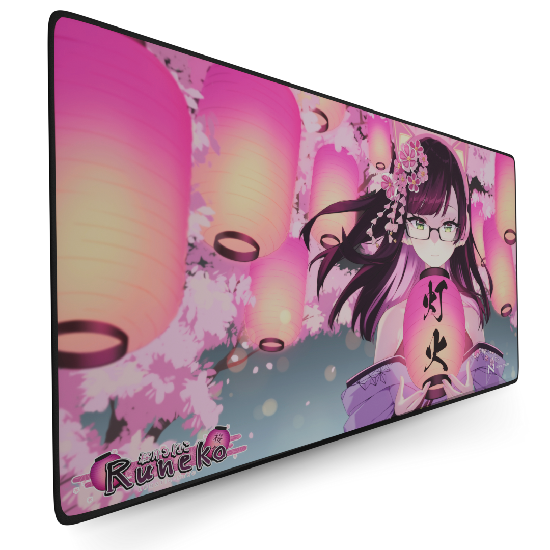 Nyfpad XXL "Tomoshibi" by Runeko Premium Gaming Mousepad