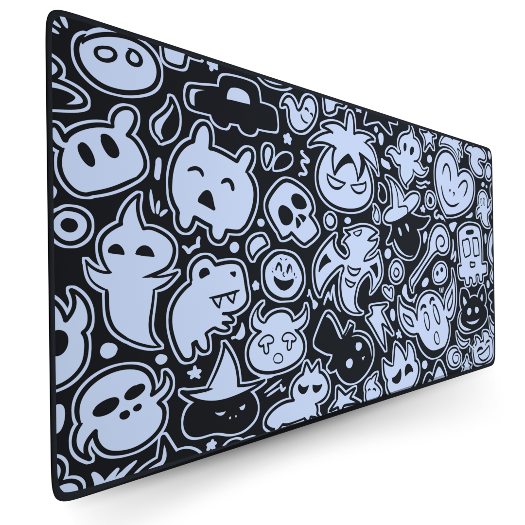 Tapis de souris de jeu Nyfpad XXL Emojis Premium