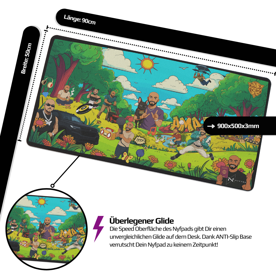 Nyfpad XXL "Amar" Premium Gaming Mousepad