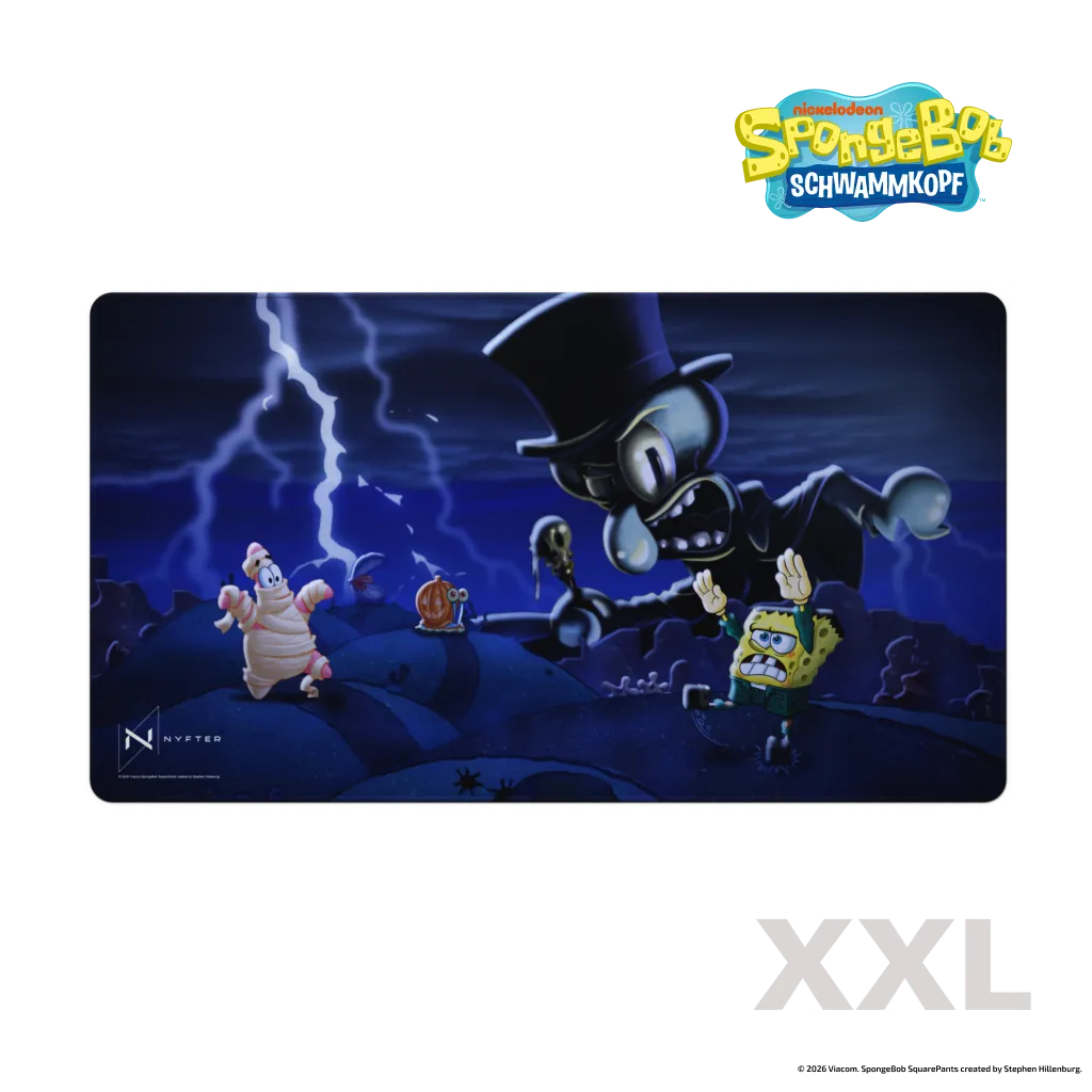 Limited Nyfpad XXL "Graveyard Buddies" SpongeBob Halloween Edition