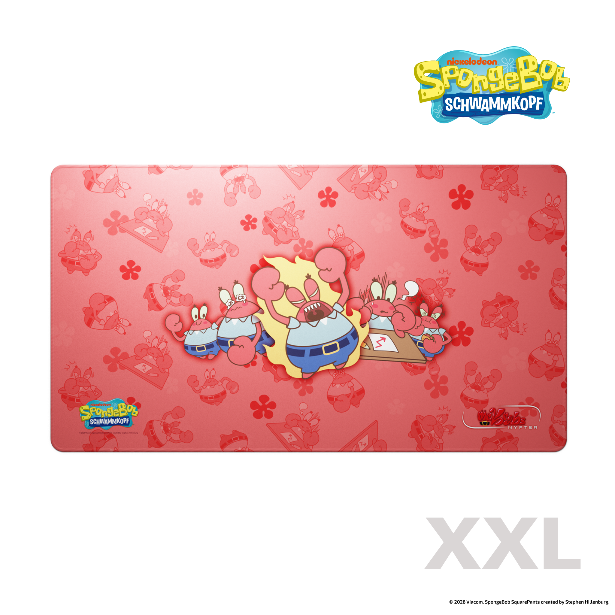 Nyfpad XXL Premium Gaming Mousepad - "Mr. Krabs QMOJI"