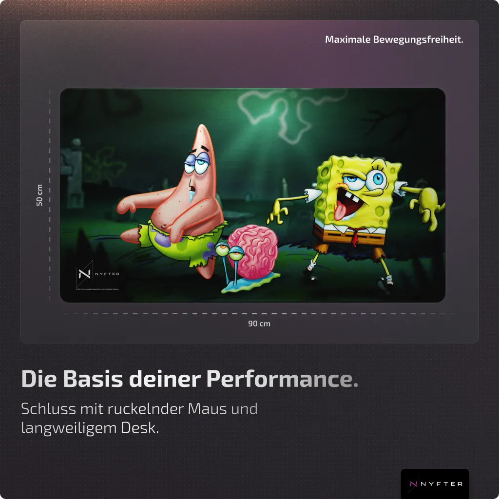 Limited Nyfpad XXL "Zombie Neighbours" SpongeBob Halloween Edition
