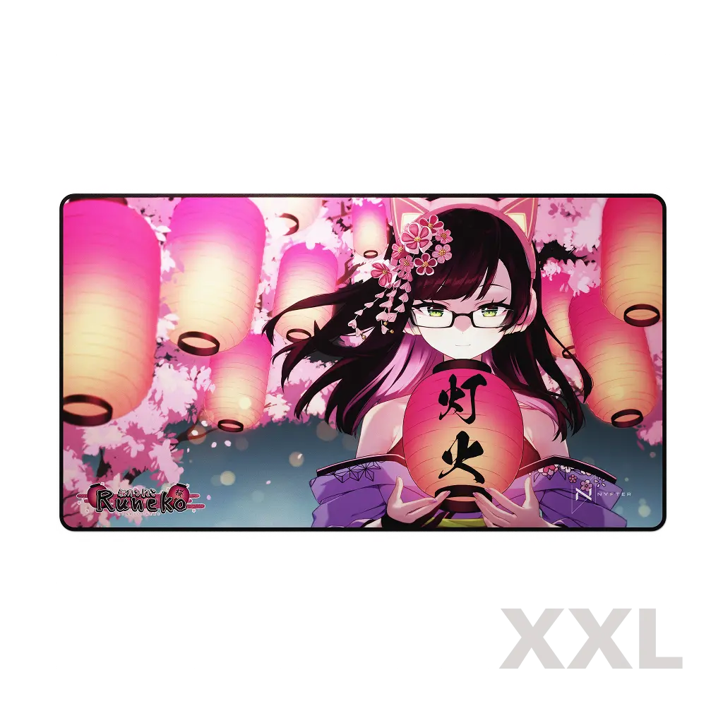 Nyfpad XXL "Tomoshibi" by Runeko Premium Gaming Mousepad