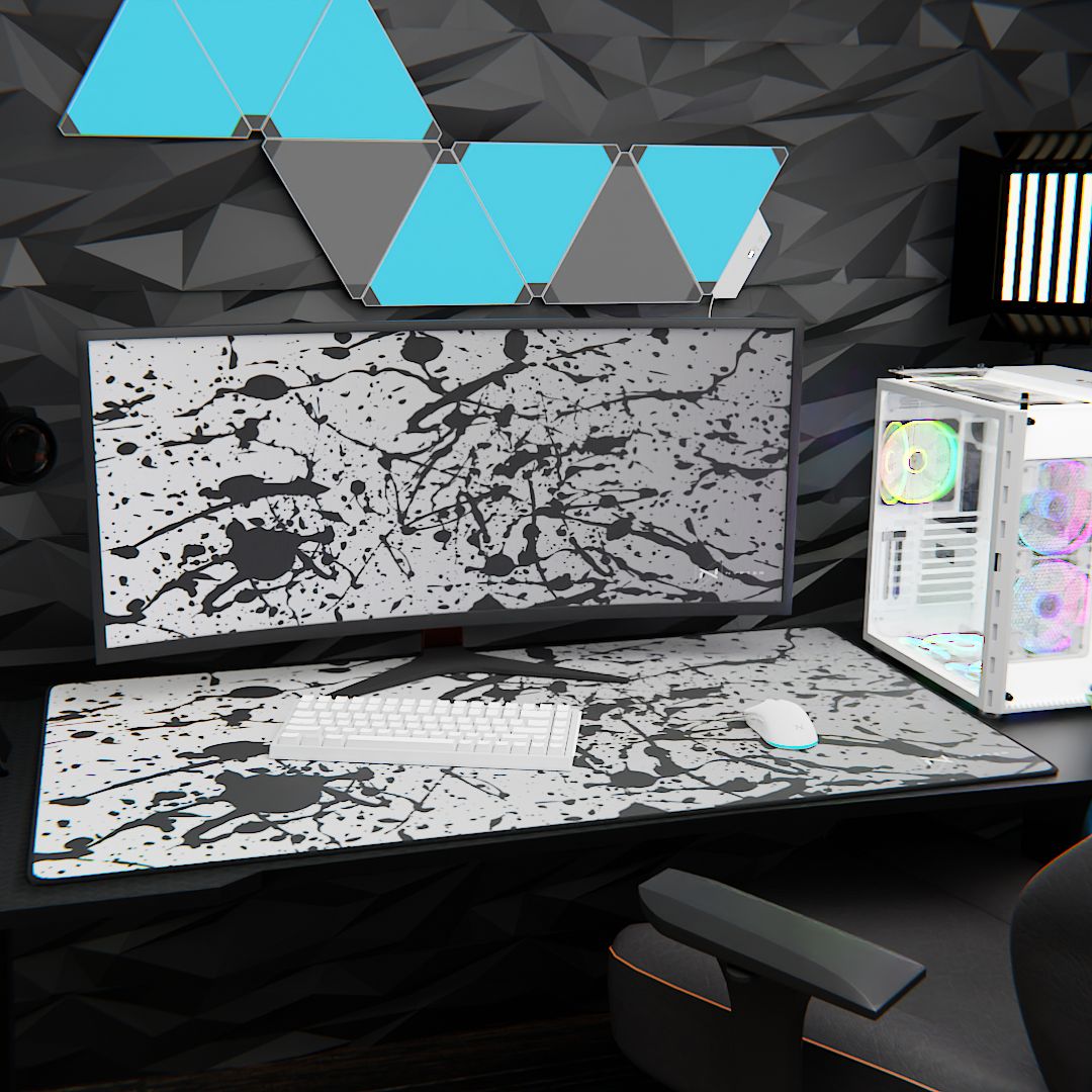 Tapis de souris de jeu Nyfpad XXL Splatter