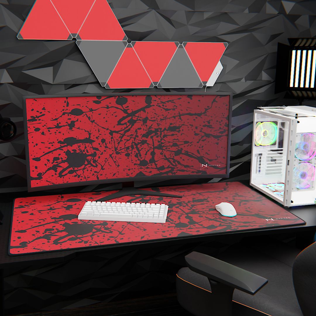 Tapis de souris de jeu Nyfpad XXL Splatter