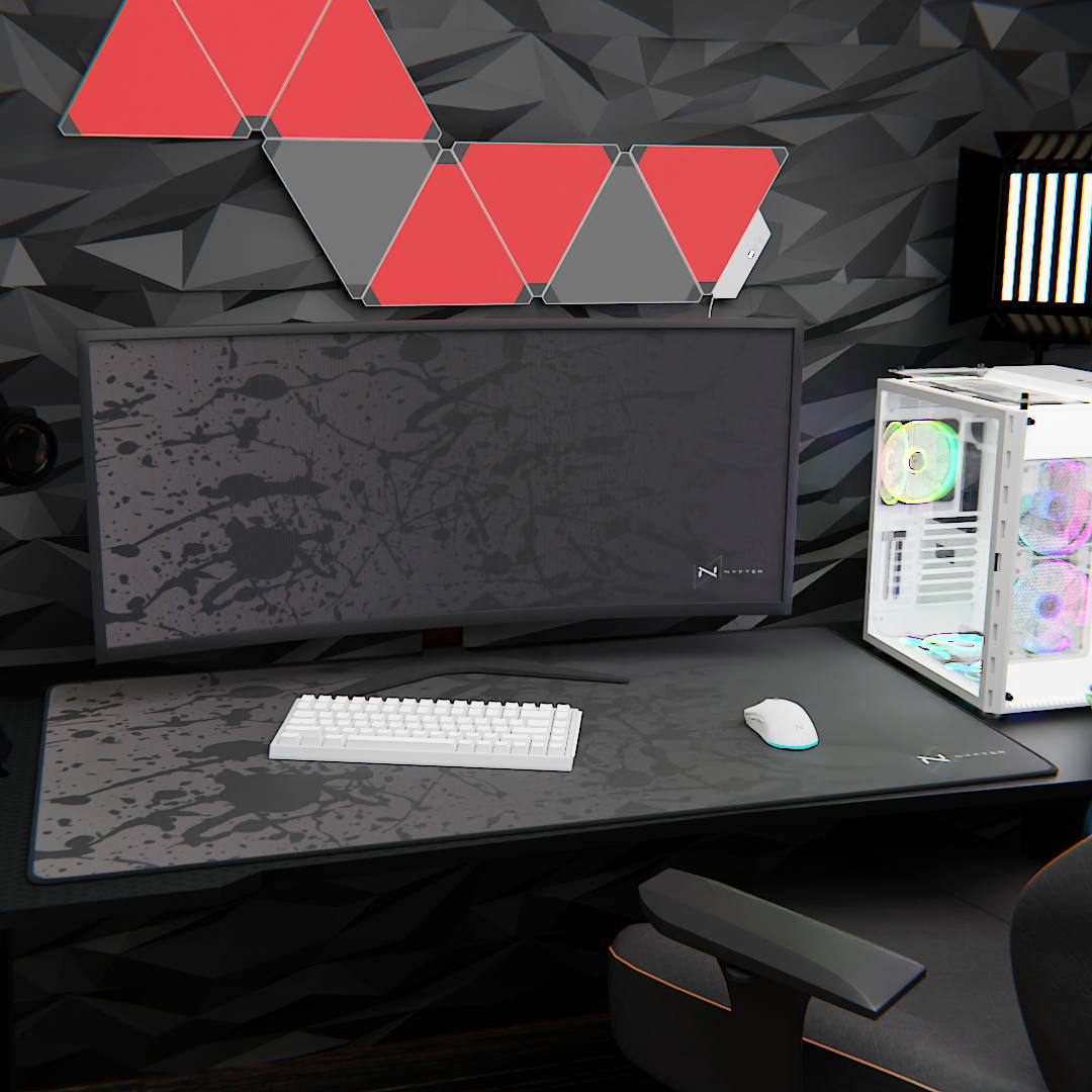 Tapis de souris de jeu Nyfpad XXL Splatter