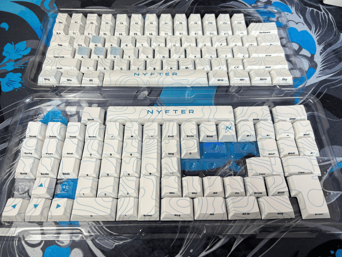 Nyfter® Topography Keycaps