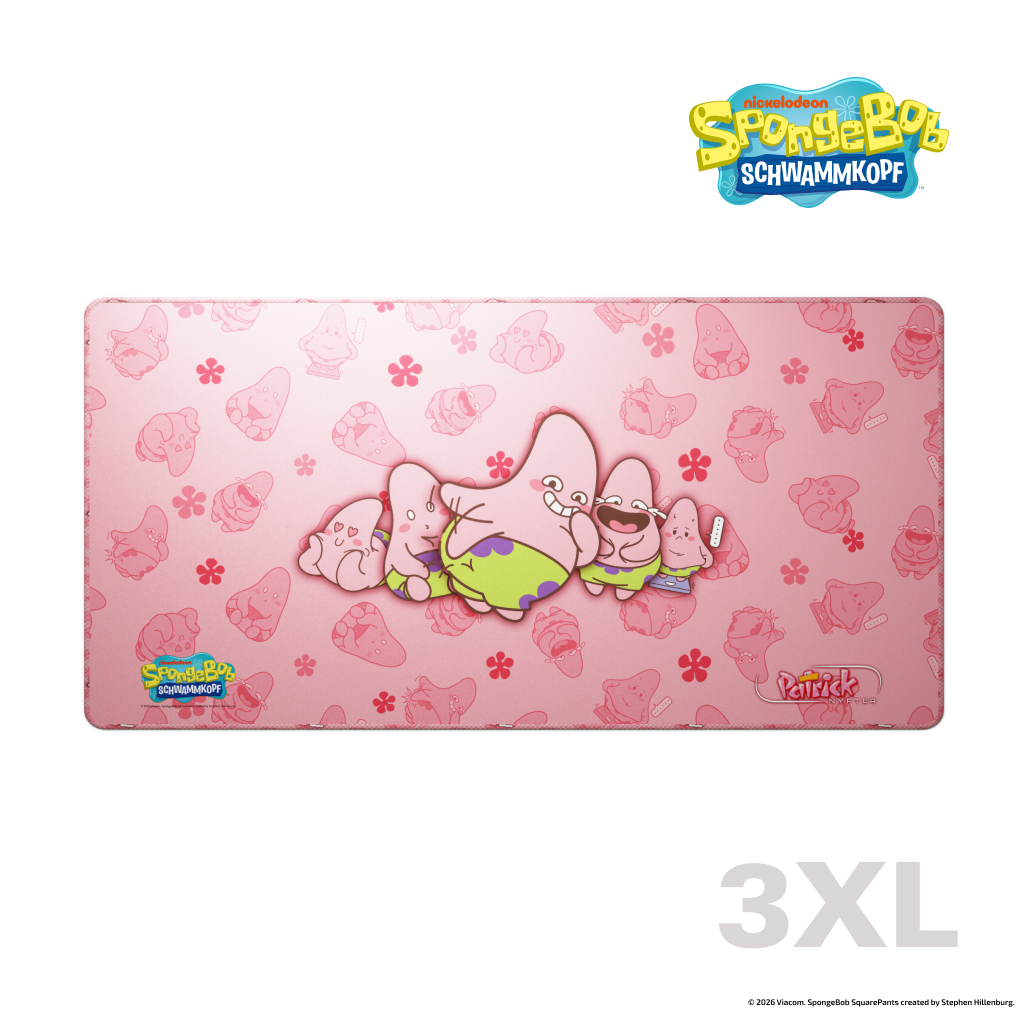 Nyfpad 3XL Premium Gaming Mousepad - "Patrick QMOJI"
