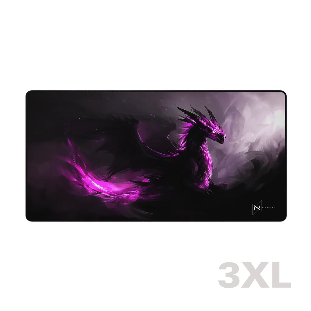 Nyfpad 3XL Pink Dragon Premium Gaming Mousepad