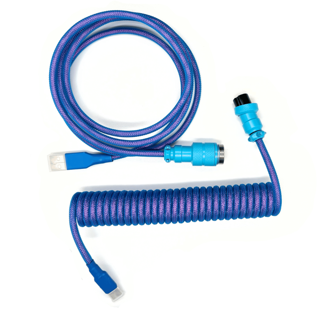 Coiled cable with premium coating and Aviator Plug Nyfter®
