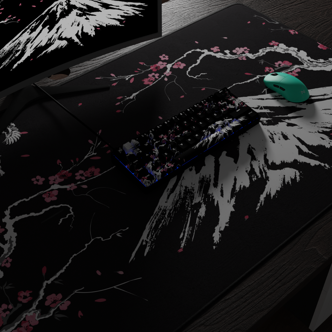 Nyfboard Gen2 75% Black mit PBT Sublimation Keycaps Sakura Black