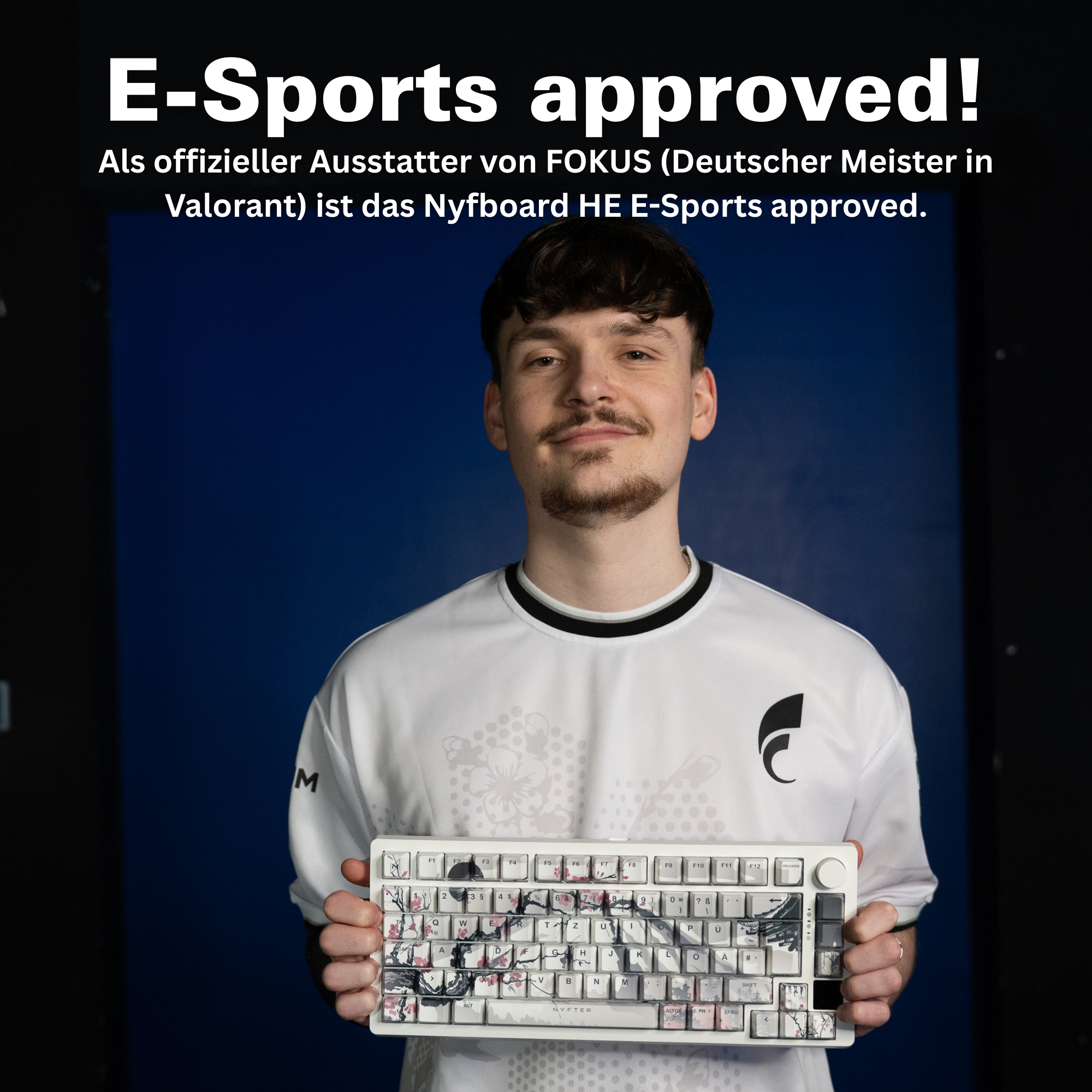 Nyfter® Wireless Hall Effect Tastatur Nyfboard HE