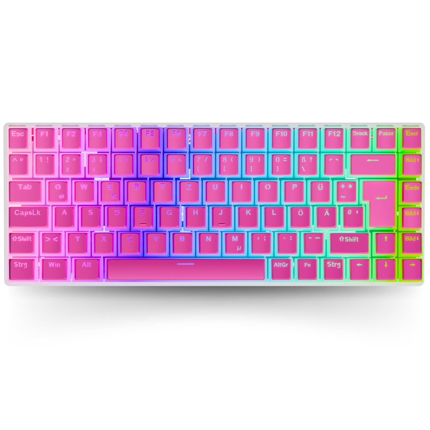 Nyfboard gen2 75% mit PBT Pudding Keycaps