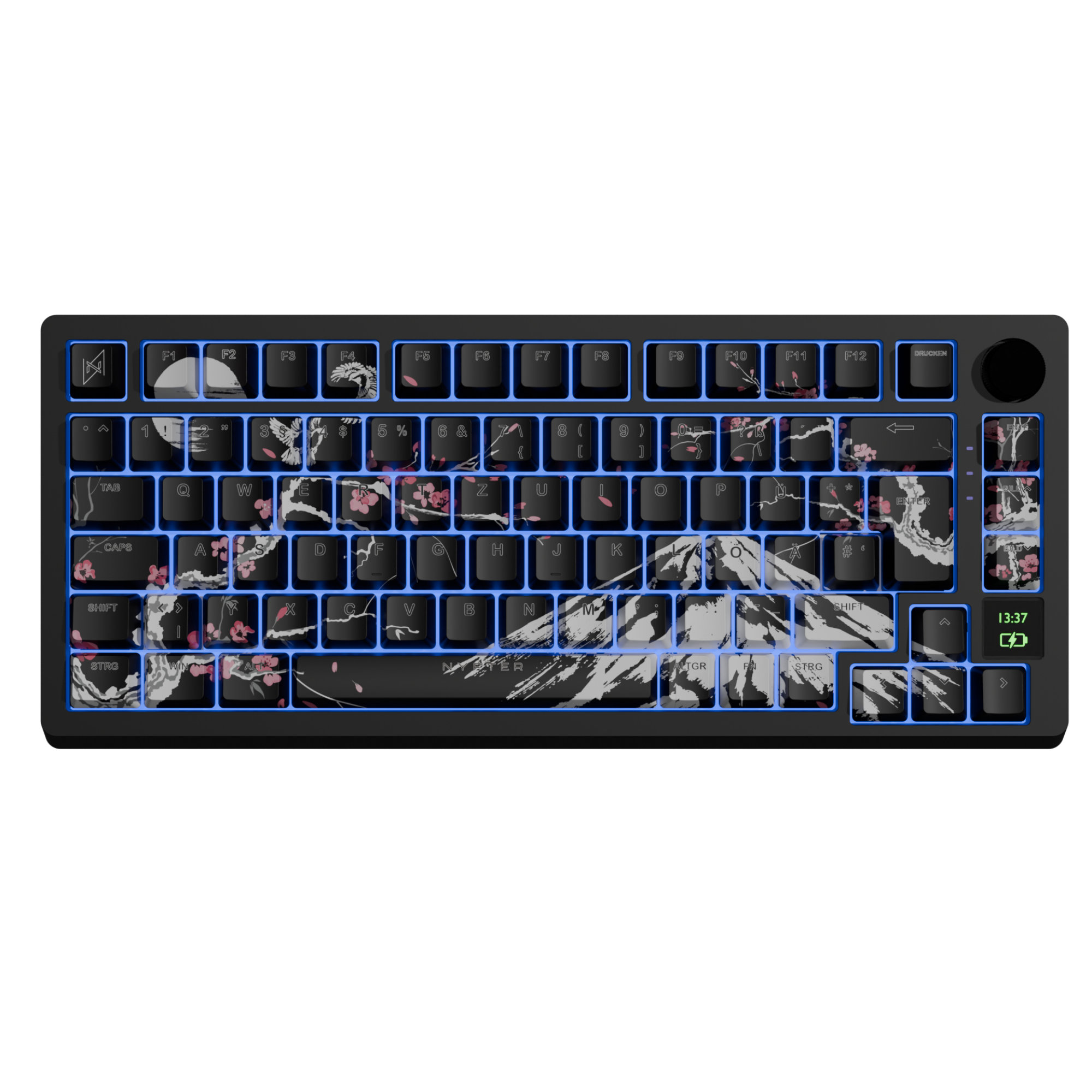 Nyfter® Wireless Hall Effect Tastatur Nyfboard HE