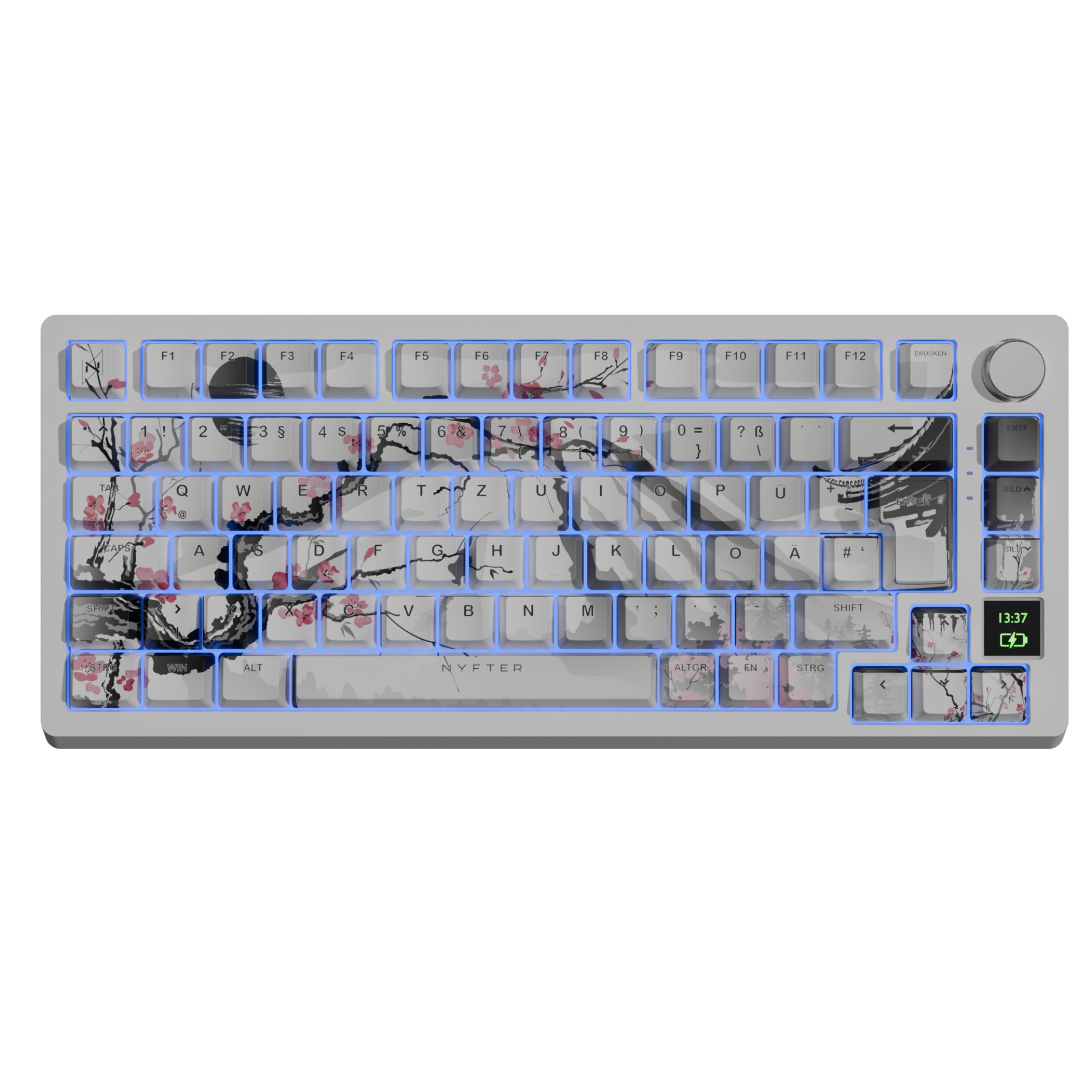 Nyfter® Wireless Hall Effect Tastatur Nyfboard HE