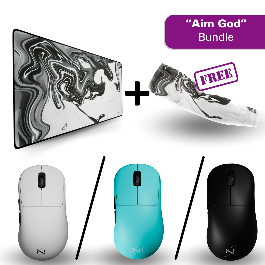 "Aim God" - Bundle Liquid Black-White