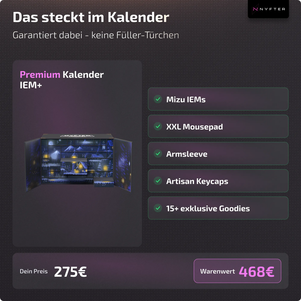 Premium Kalender IEM+