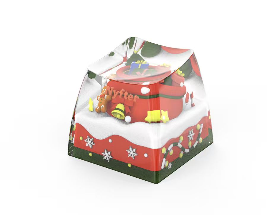3D Resin Keycap - Christmas Edition