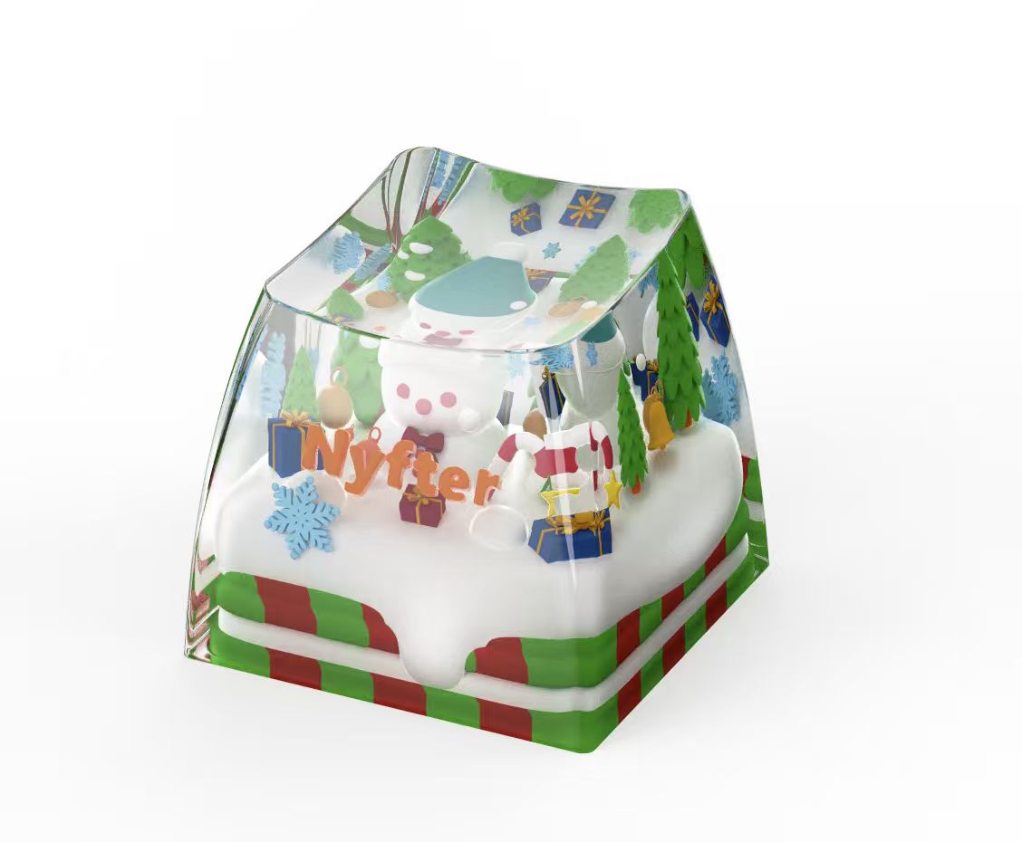 3D Resin Keycap - Christmas Edition