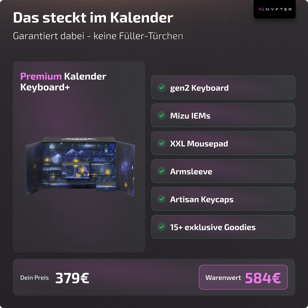 Premium Kalender Keyboard+