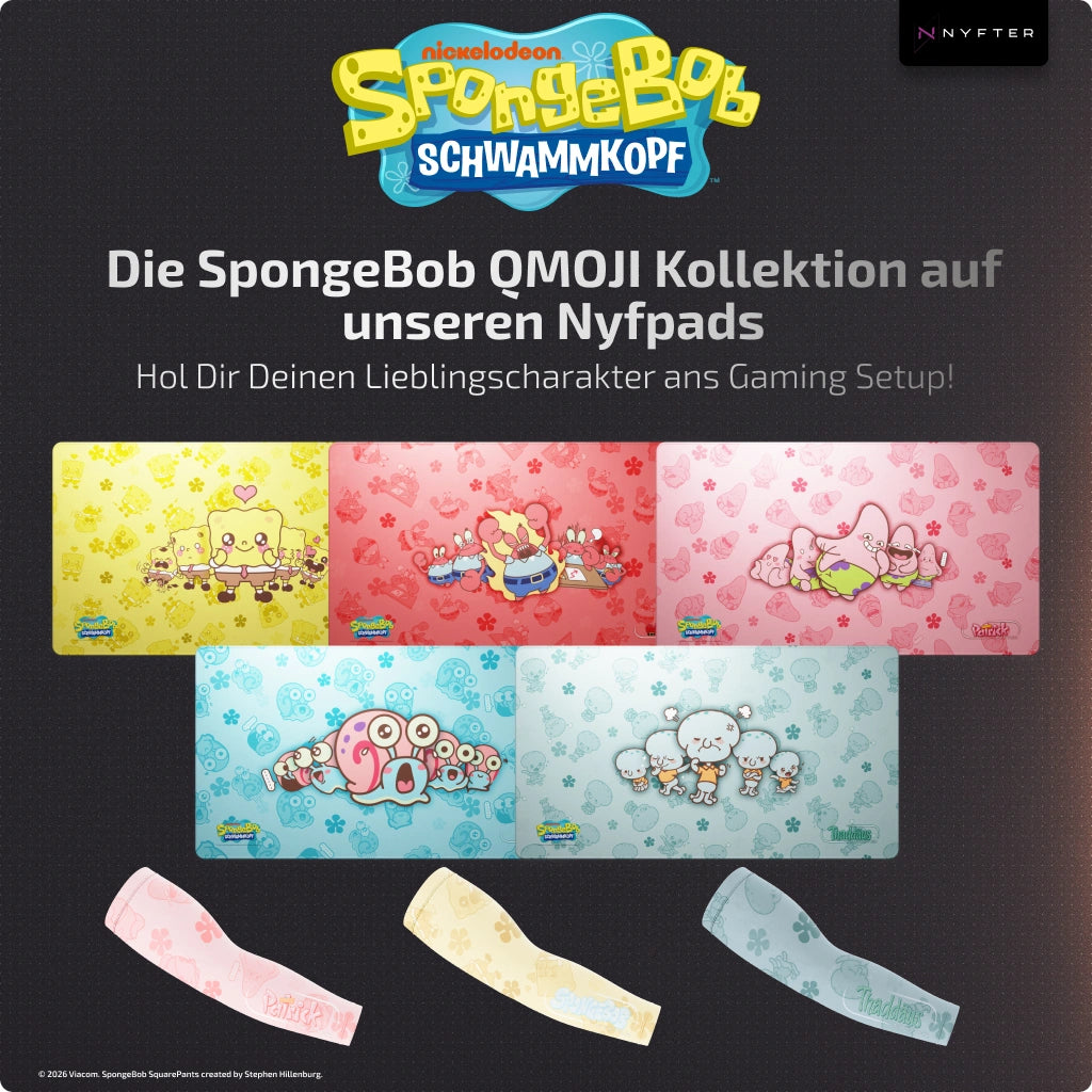 Nyfpad XXL Premium Gaming Mousepad - "Patrick QMOJI"