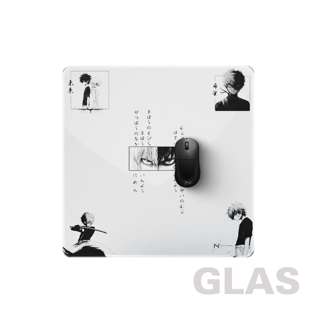 Nyfter Nyf® Glas Mousepad Duality