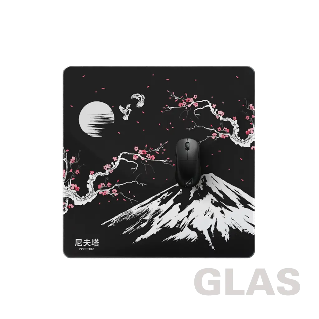 Nyfter Nyf® Glas Mousepad Sakura