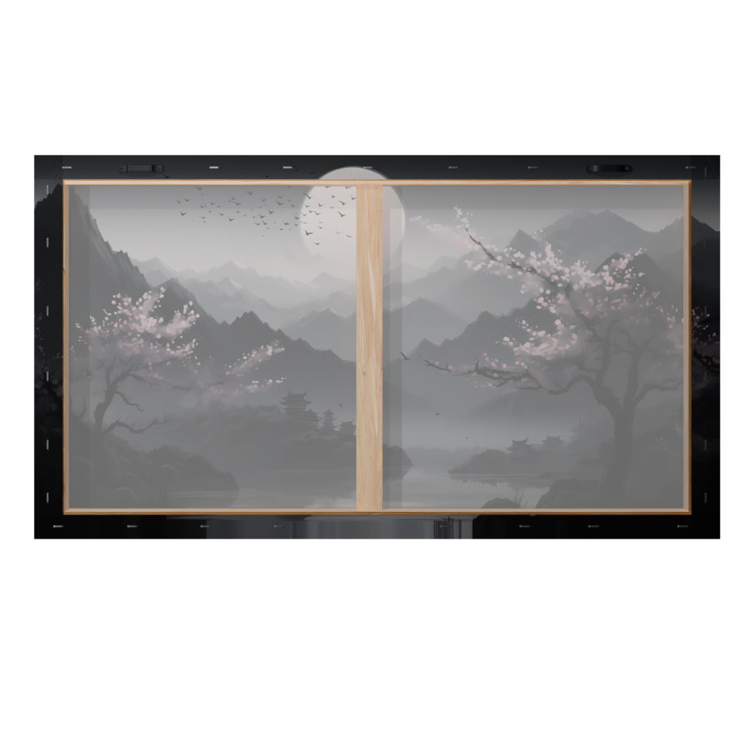 Nyfter Canvas Sakura v3 - Canvas art for your gaming setup